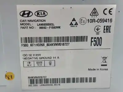 Pièce détachée automobile d'occasion système de navigation gps pour kia sportage iv (ql, qle) 1.6 gdi références oem iam   
