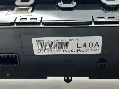 Peça sobressalente para automóvel em segunda mão comando de sofagem (chauffage / ar condicionado) por kia sportage iv (ql, qle) 1.6 gdi referências oem iam 97250f1401ak5