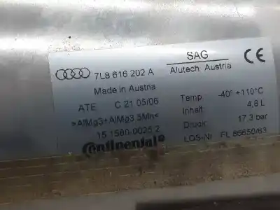 Автозапчастина б/у центральний акумулятор амортизатор для audi q7 (4l) 3.0 tdi посилання на oem iam 7l8616202a  