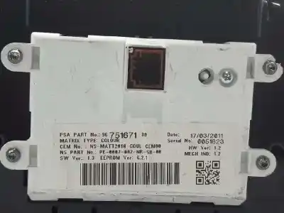 Автозапчасти б/у приборная доска за citroen ds4 (nx_) 2.0 hdi 165 ссылки oem iam 96767159xt  