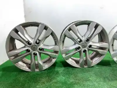 Peça sobressalente para automóvel em segunda mão jogo de jantes por nissan x-trail (t31) le referências oem iam r17  