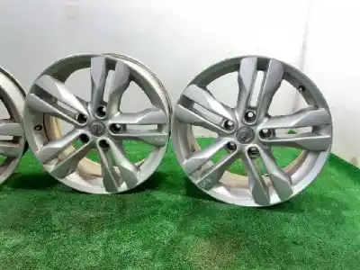 Peça sobressalente para automóvel em segunda mão jogo de jantes por nissan x-trail (t31) le referências oem iam r17  