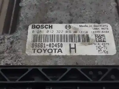 Автозапчасти б/у блок управления двигателем за toyota yaris (ksp9/scp9/nlp9) básico ссылки oem iam 896610d450  