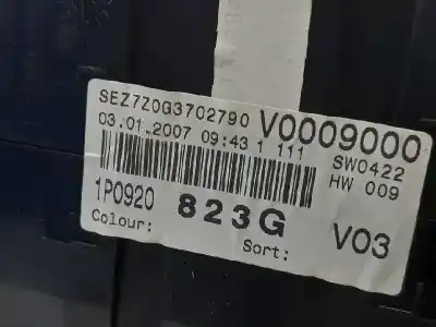 Peça sobressalente para automóvel em segunda mão quadrante por seat leon (1p1) reference referências oem iam 1p0920823g  