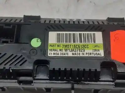 Peça sobressalente para automóvel em segunda mão comando de sofagem (chauffage / ar condicionado) por ford focus lim. (cb4) trend referências oem iam 7m5t18c612cc  