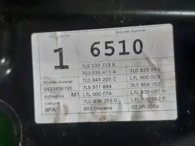 Автозапчасти б/у регулятор стекла заднего левого за porsche cayenne (9pa) s 4.5 ссылки oem iam 7l0839461d  