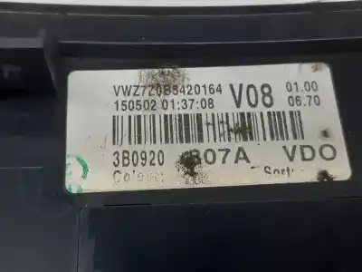 Peça sobressalente para automóvel em segunda mão QUADRANTE por VOLKSWAGEN PASSAT B5.5 (3B3)  Referências OEM IAM 3B0920807A  