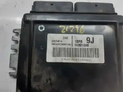 Peça sobressalente para automóvel em segunda mão centralina de motor uce por chevrolet matiz se referências oem iam 96801808