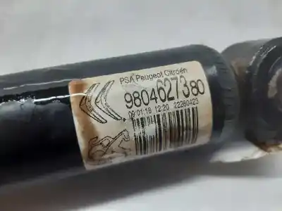 Second-hand car spare part rear left shock absorber for peugeot 208 i (ca_, cc_) 1.2 vti 82 oem iam references 9804627380  