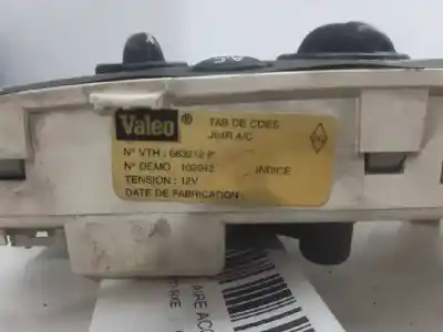Автозапчастина б/у контроль опалення / кондиціонації для renault scenic (ja..) 1.9 dti diesel cat посилання на oem iam 663212p  