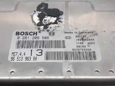 Pièce détachée automobile d'occasion calculateur moteur ecu pour citroen xsara break 1.6i 16v exclusive références oem iam 9651396380  