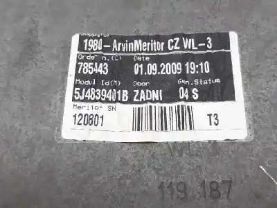 Автозапчастина б/у регулятор склона задній лівий для skoda fabia ii combi (545) 1.2 посилання на oem iam 5j4839401b  