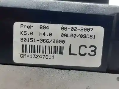 Автозапчастина б/у КОНТРОЛЬ ОПАЛЕННЯ / КОНДИЦІОНАЦІЇ для OPEL ASTRA H BERLINA  Посилання на OEM IAM 13247811  