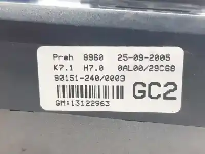 Автозапчасти б/у климат-контроль за opel astra gtc enjoy ссылки oem iam 13122963  