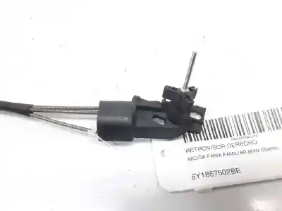 Second-hand car spare part right rearview mirror for skoda fabia familiar (6y5) classic oem iam references 6y1857502be  