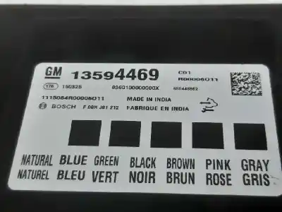 Second-hand car spare part electronic module for opel mokka x excellence oem iam references 13594469  