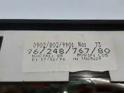 Peça sobressalente para automóvel em segunda mão quadrante por citroen saxo 1.1 referências oem iam 9624876780  