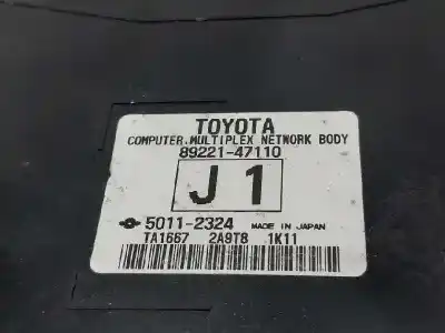 İkinci el araba yedek parçası ELEKTRONIK MODÜL için TOYOTA PRIUS (NHW30)  OEM IAM referansları 8922147110  