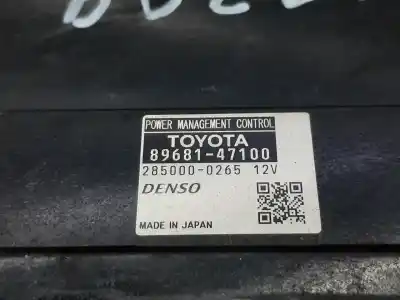Pezzo di ricambio per auto di seconda mano modulo elettronico per toyota prius (nhw30) plug-in hybrid advance riferimenti oem iam 8968147100  