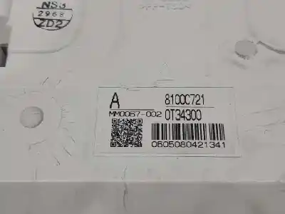 Автозапчастина б/у панель інструментів для mitsubishi asx (ga0w) 1.6 challenge 2wd посилання на oem iam 8100c721   Автозапчастина б/у панель інструментів для mitsubishi asx (ga0w) 1.6 challenge 2wd посилання на oem iam 8100c721