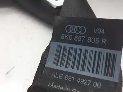Peça sobressalente para automóvel em segunda mão cinto de segurança traseiro esquerdo por audi a5 sportback (8t) 2.0 tdi (140kw) referências oem iam 8k0857805r