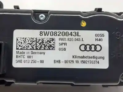 Автозапчасти б/у климат-контроль за audi a4 b9 (8w2, 8wc) 2.0 tdi ссылки oem iam 8w0820043l  