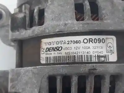 Peça sobressalente para automóvel em segunda mão alternador por toyota auris active referências oem iam 27060or090