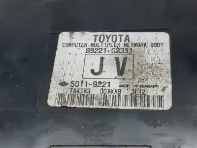 Second-hand car spare part fuse box unit for toyota auris active oem iam references 8922102331  