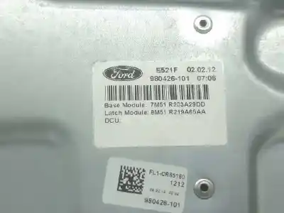 Second-hand car spare part driver left window regulator for ford kuga (cbv) titanium oem iam references 7m51r203a29dd  