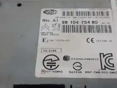 Автозапчастина б/у аудіо система / радіо cd для citroen c4 cactus business посилання на oem iam 9810475480  
