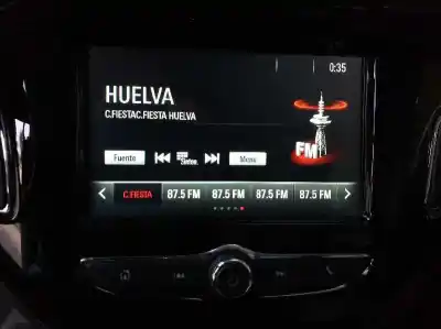 Second-hand car spare part audio system / radio cd for opel corsa e design line oem iam references 42554704  