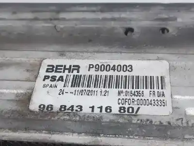 Автозапчастина б/у інтеркулер для citroen c3 picasso attraction посилання на oem iam 9684311680  
