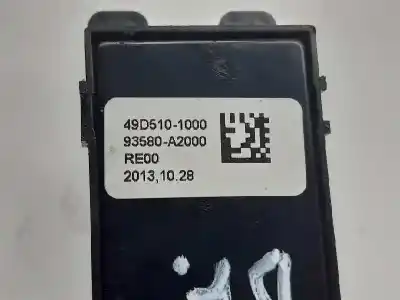 Second-hand car spare part right front power window switch for kia ceed (jd) 1.4 concept oem iam references 93580a2000  
