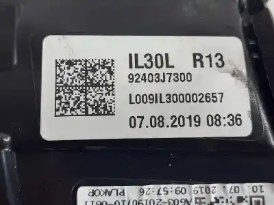 Автозапчасти б/у внутренний левый задний фонарь за kia xceed tech 116 cv / 85 kw ссылки oem iam 92403j7300  