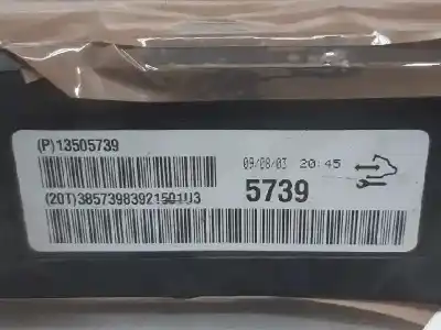 Peça sobressalente para automóvel em segunda mão módulo eletrônico por opel insignia a sedán (g09) 2.0 cdti (69) referências oem iam 13505739  