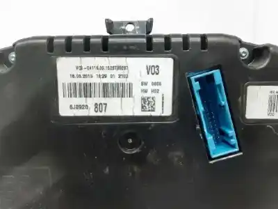 Peça sobressalente para automóvel em segunda mão quadrante por seat ibiza (6j5) reference referências oem iam 6j0920807  