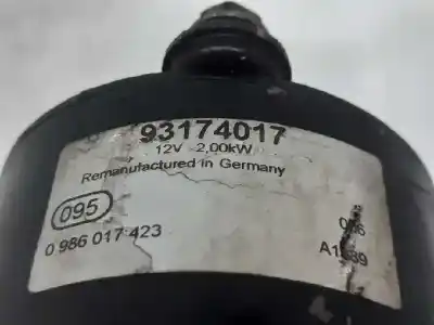 Second-hand car spare part starter motor for opel signum cosmo oem iam references 93174017