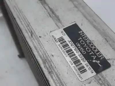 Peça sobressalente para automóvel em segunda mão intercooler por toyota auris active referências oem iam jd1271005350  