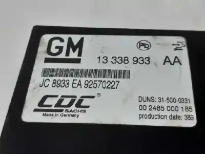 Second-hand car spare part electronic module for opel insignia a sedán (g09) 2.0 cdti (69) oem iam references 13338933aa  