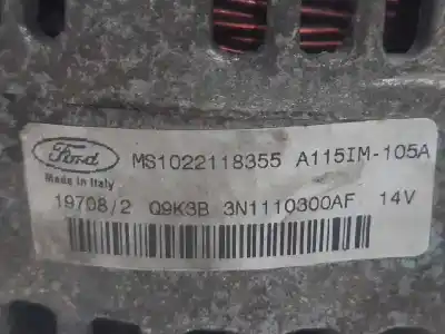 Peça sobressalente para automóvel em segunda mão alternador por ford focus lim. (cb4) trend referências oem iam ms1022118355  