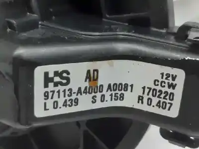 Peça sobressalente para automóvel em segunda mão ventilador de aquecimento por hyundai elantra (md) klass 132 cv / 97 kw referências oem iam 97113a4000