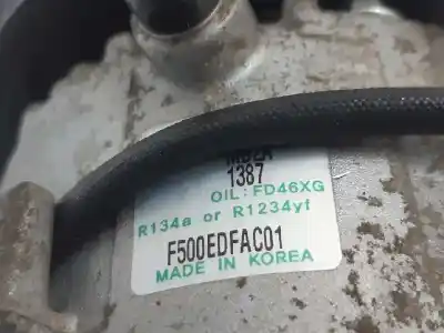 Peça sobressalente para automóvel em segunda mão compressor de ar condicionado a/a a/c por hyundai elantra (md) klass 132 cv / 97 kw referências oem iam 977013x000