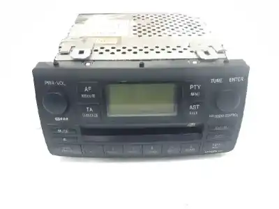 Gebrauchtes Autoersatzteil audiosystem / radio-cd zum toyota corolla (e12) 2.0 d-4d linea sol berlina oem-iam-referenzen   