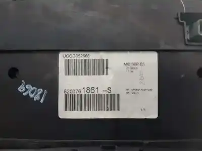 Peça sobressalente para automóvel em segunda mão quadrante por renault clio iii confort dynamique referências oem iam 8200761861