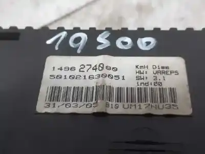 Автозапчастина б/у ПАНЕЛЬ ІНСТРУМЕНТІВ для CITROEN C8 (EA_, EB_)  Посилання на OEM IAM 1496274080  