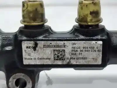 Peça sobressalente para automóvel em segunda mão régua / rampa de injetores por citroen berlingo first combi 1.6 hdi 75 sx referências oem iam 9654592680