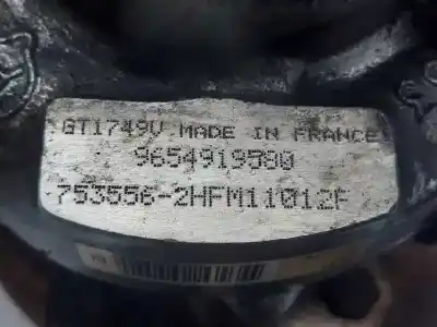 Автозапчастина б/у турбонагрузник для peugeot 307 break / sw (s1) sw pack посилання на oem iam 9654919580  