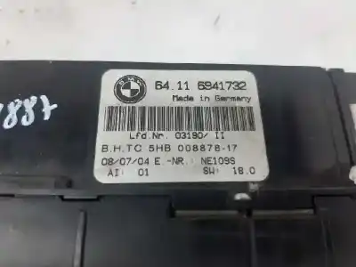 Peça sobressalente para automóvel em segunda mão comando de sofagem (chauffage / ar condicionado) por bmw serie 3 compact (e46) 318td referências oem iam 64116941732