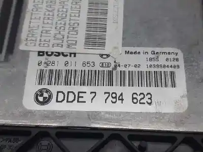 Second-hand car spare part ecu engine control for bmw serie 3 compact (e46) 318td oem iam references 7794623  