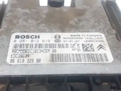 Peça sobressalente para automóvel em segunda mão CENTRALINA DE MOTOR UCE por PEUGEOT PARTNER (S2)  Referências OEM IAM 9661032980  